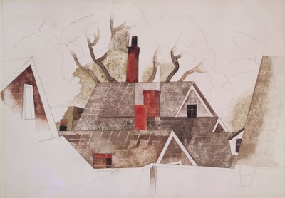 Ciminiere rosse da Charles Demuth